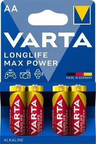 Batéria, AA (tužková), 4 ks, VARTA MaxTech
